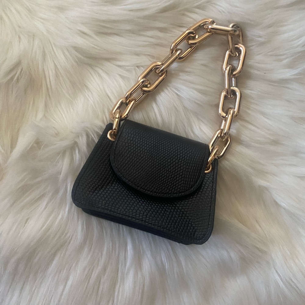 Taupe Interchangable Coin Belt/ Mini Purse with Chain - Picture 11 of 16